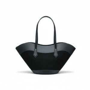 Torebka BOLEJKO Grande Noir przedstawiona frontalnie na białym tle.