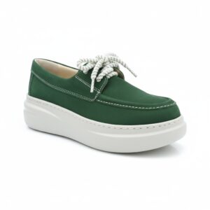 Bolejko Marina Green Suede ujęcie 3/4 zewnętrzne