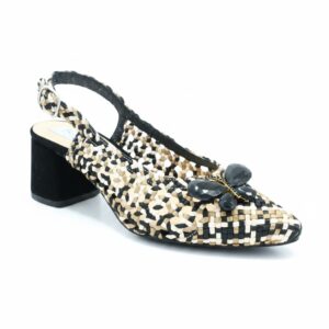 Bolejko Mosaic czółenka slingback 3/4 zewnętrzne