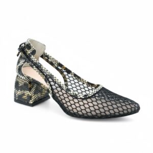 Bolejko Veil Black czółenka 3/4 zewnętrzne