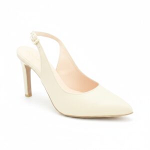 Bolejko Amelie Powder Pink High Heel – ujęcie 3/4 zewnętrzne